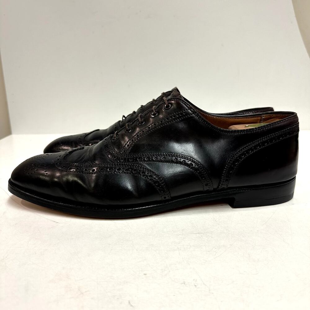 FULLY RESOLED Alden x Brooks Brothers Color 8 Shell Cordovan Oxford Wingtip 12 D
